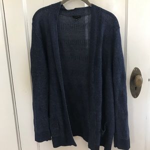 Talbots Dark Blue Sweater w/ Pockets